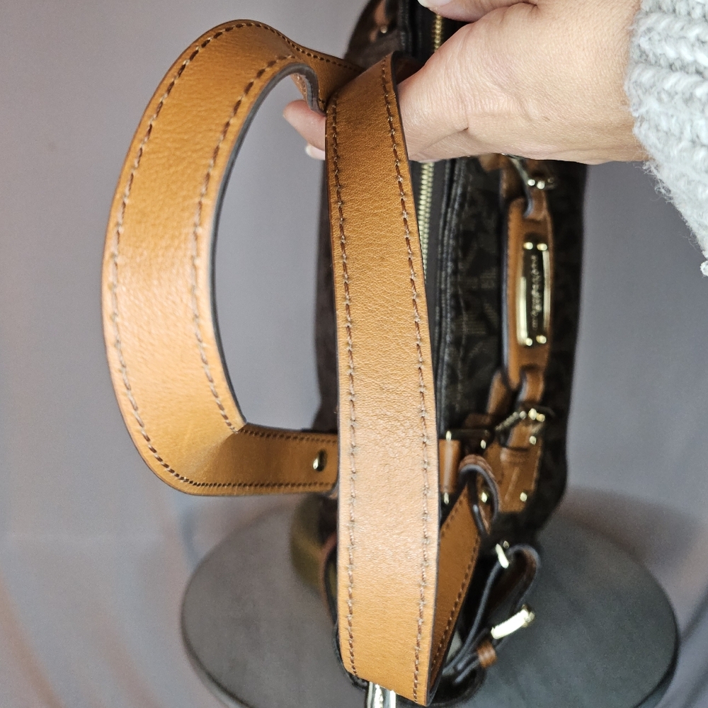 Michael Kors Brown and Tan Satchel - Picture 11 of 14
